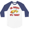 in rust we trust  rat beetle hot rod 3/4 Sleeve Shirt