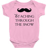 staching through the snow Baby Onesie