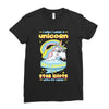 5  unicorn stab idiots Ladies Fitted T-Shirt