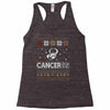 santa cancer  christmas ugly t shirts Racerback Tank