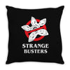 Strange Busters Throw Pillow