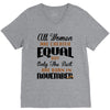 all women are created equal but only the best are born in november V-Neck Tee