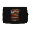 Scorpios Difficult Ones To Understand Zodiac Laptop sleeve