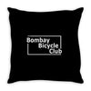 bombay bicycle club box logo Throw Pillow