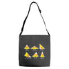 candy corn are triangles Adjustable Strap Totes