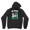 my husky is in charge! Unisex Hoodie
