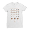 space ni invaders Ladies Fitted T-Shirt