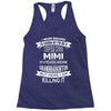 Super Cool Mimi Of A Freaking Awesome Granddaughter Racerback Tank