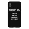 February Girl iPhoneX