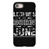 legends are born in june birthday vintag iPhone 8