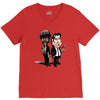 pulp fiction caricature ideal birthday gift present V-Neck Tee