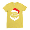 santa claus merry christmas Ladies Fitted T-Shirt