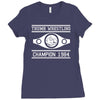 thumb wrestling champion 1984 Ladies Fitted T-Shirt