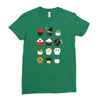 cupcake costume party Ladies Fitted T-Shirt