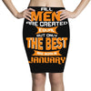 all men are created equal but only the best are born in january 1 Pencil Skirts