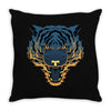 tiger fire Throw Pillow