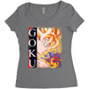 Goku Women's Triblend Scoop T-shirt