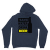 save water drink beer (2) Unisex Hoodie