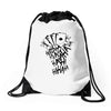 joker hahaha Drawstring Bags