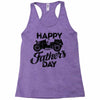 happy father's day 2 Racerback Tank