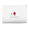 I Love Ethereum Accessory Pouches