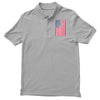 t-rex vintage american flag Polo Shirt