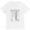 black metal phillip V-Neck Tee