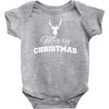 buck merry christmas Baby Bodysuit