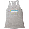 mischief with grandpa Racerback Tank