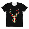 christmas deer All Over Women's T-shirt