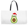 santa avocado Weekender Totes