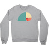 fibonacci golden ratio colorful Crewneck Sweatshirt
