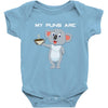 my puns are Baby Bodysuit