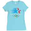 retro los angeles 1984 olympic games Ladies Fitted T-Shirt