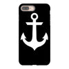 anchor black sailor vintage style navy nautical iPhone 8 Plus