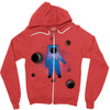 Space Astronot Zipper Hoodie