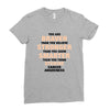 Braver Stronger Smarter Uterine Cancer Awareness Ladies Fitted T-Shirt