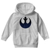 rebel logo with space pattern Youth Hoodie