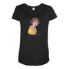 TWICE CHAEYOUNG Maternity Scoop Neck T-shirt