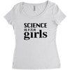 Science is for Girls Women's Triblend Scoop T-shirt