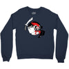 samurai jack and aku yin yang Crewneck Sweatshirt