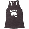fighting mixed martial arts fist Racerback Tank
