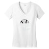 softball mom sequins Women's V-Neck T-Shirt