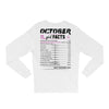 October Girl Facts Scorpio Long Sleeve Shirts