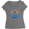galactic assault Women's Triblend Scoop T-shirt