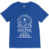Golfer Papa V-Neck Tee