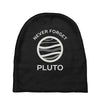 never forget pluto the planet Baby Beanies