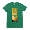 Human Ladies Fitted T-Shirt