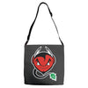 the devil made me brew it Adjustable Strap Totes