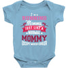 running mommy white Baby Bodysuit